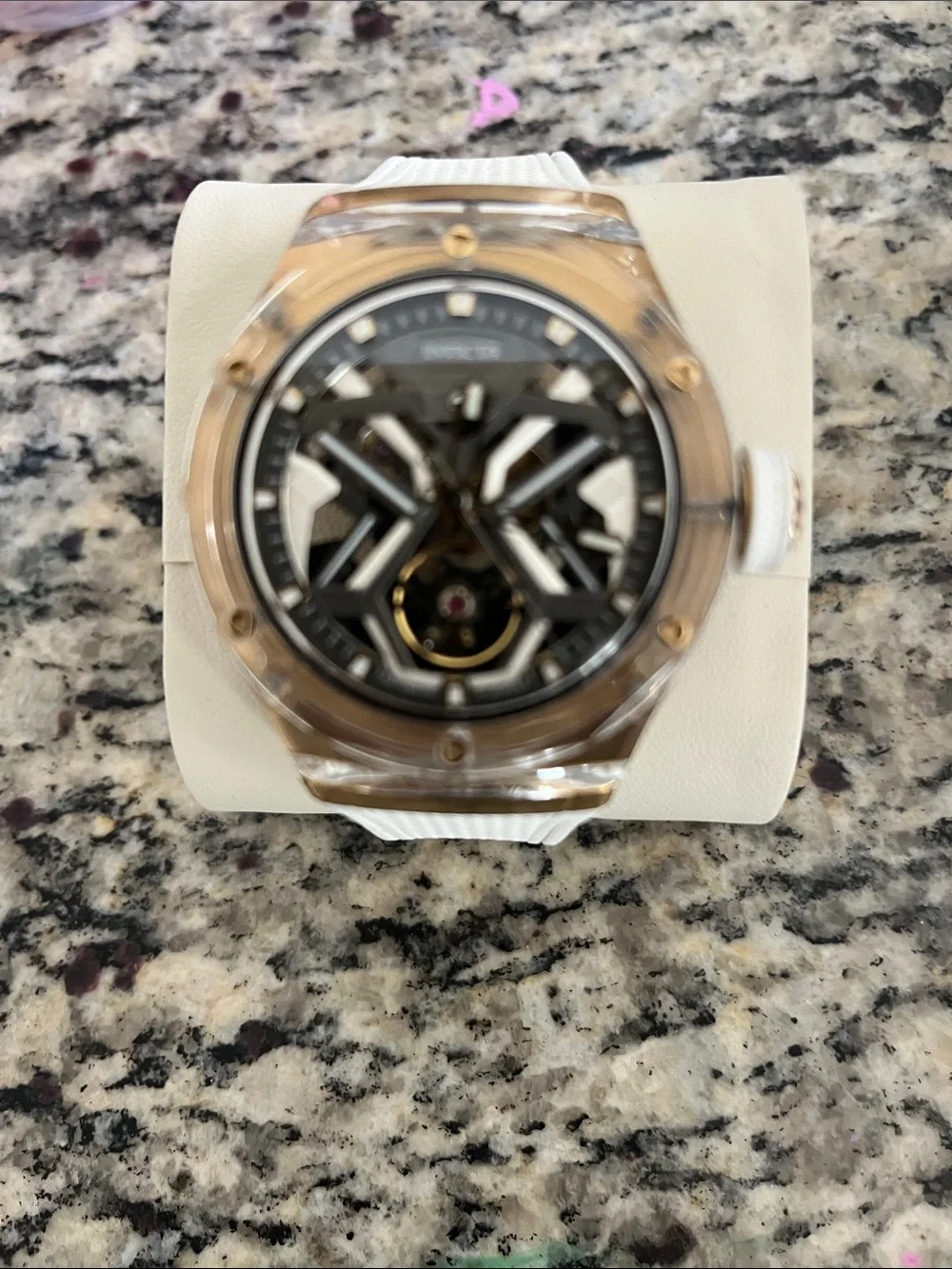 Invicta Rose Gold and White Men's Watch